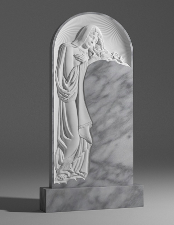 модель №025 премиум памятник из уфалейского мрамора