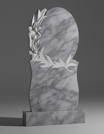 модель №004 резной памятник из уфалейского мрамора
