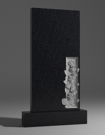 модель №034 вертикальный памятник из карельского гранита