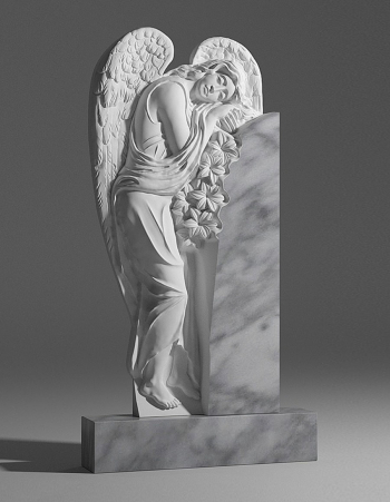 модель №073 премиум памятник из уфалейского мрамора