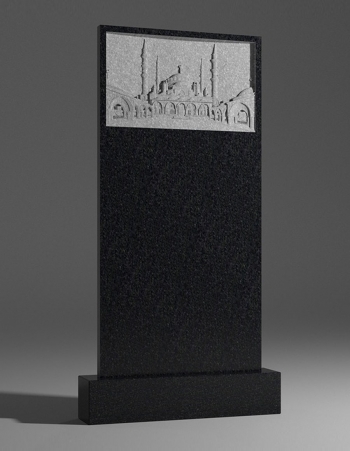 модель №023 вертикальный памятник из карельского гранита