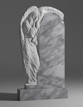 модель №042 премиум памятник из уфалейского мрамора