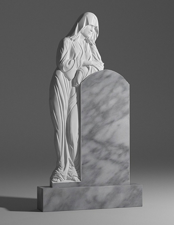 модель №015 премиум памятник из уфалейского мрамора