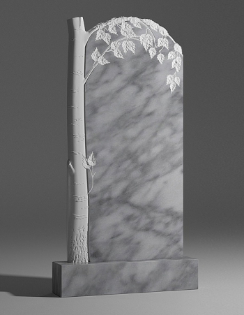модель №047 резной памятник из уфалейского мрамора