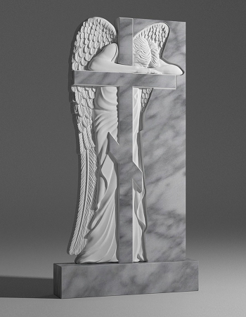 модель №070 премиум памятник из уфалейского мрамора