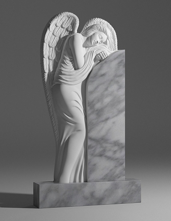 модель №071 премиум памятник из уфалейского мрамора