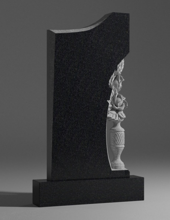 модель №006 резной памятник из карельского гранита