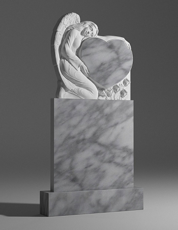 модель №049 резной памятник из уфалейского мрамора