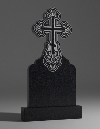 модель №095 крест из карельского гранита