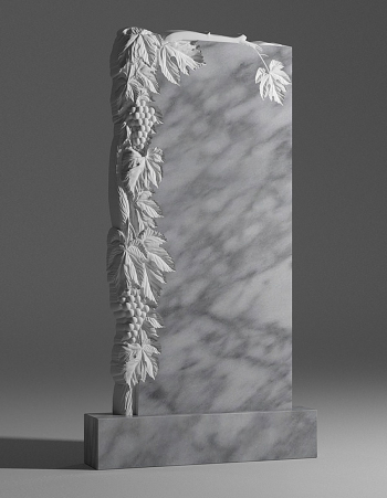модель №005 резной памятник из уфалейского мрамора