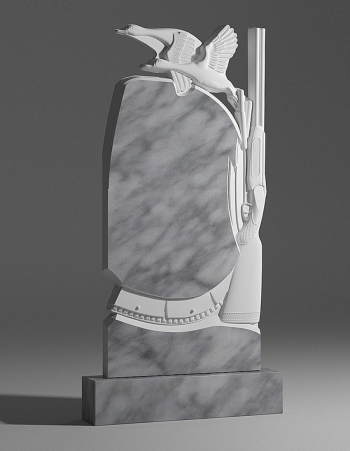 модель №024 премиум памятник из уфалейского мрамора