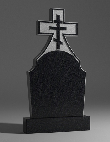 модель №091 крест из карельского гранита